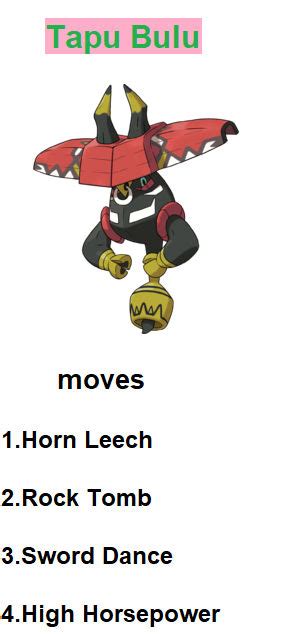 tapu bulu smogon|tapu bulu weakness.